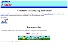 Tablet Screenshot of mobydog.net